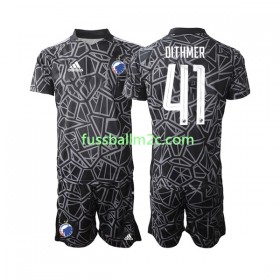 Fußballtrikots FC Copenhagen Andreas Dithmer 41 Torwart Kinder Heim Trikotsatz 2022-2023